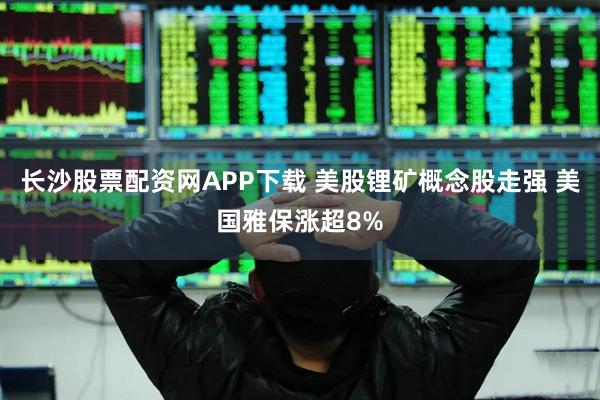 长沙股票配资网APP下载 美股锂矿概念股走强 美国雅保涨超8%