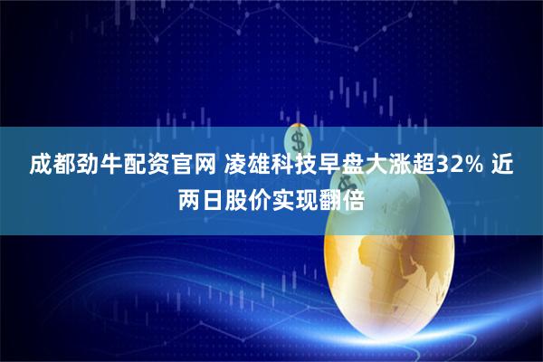 成都劲牛配资官网 凌雄科技早盘大涨超32% 近两日股价实现翻倍